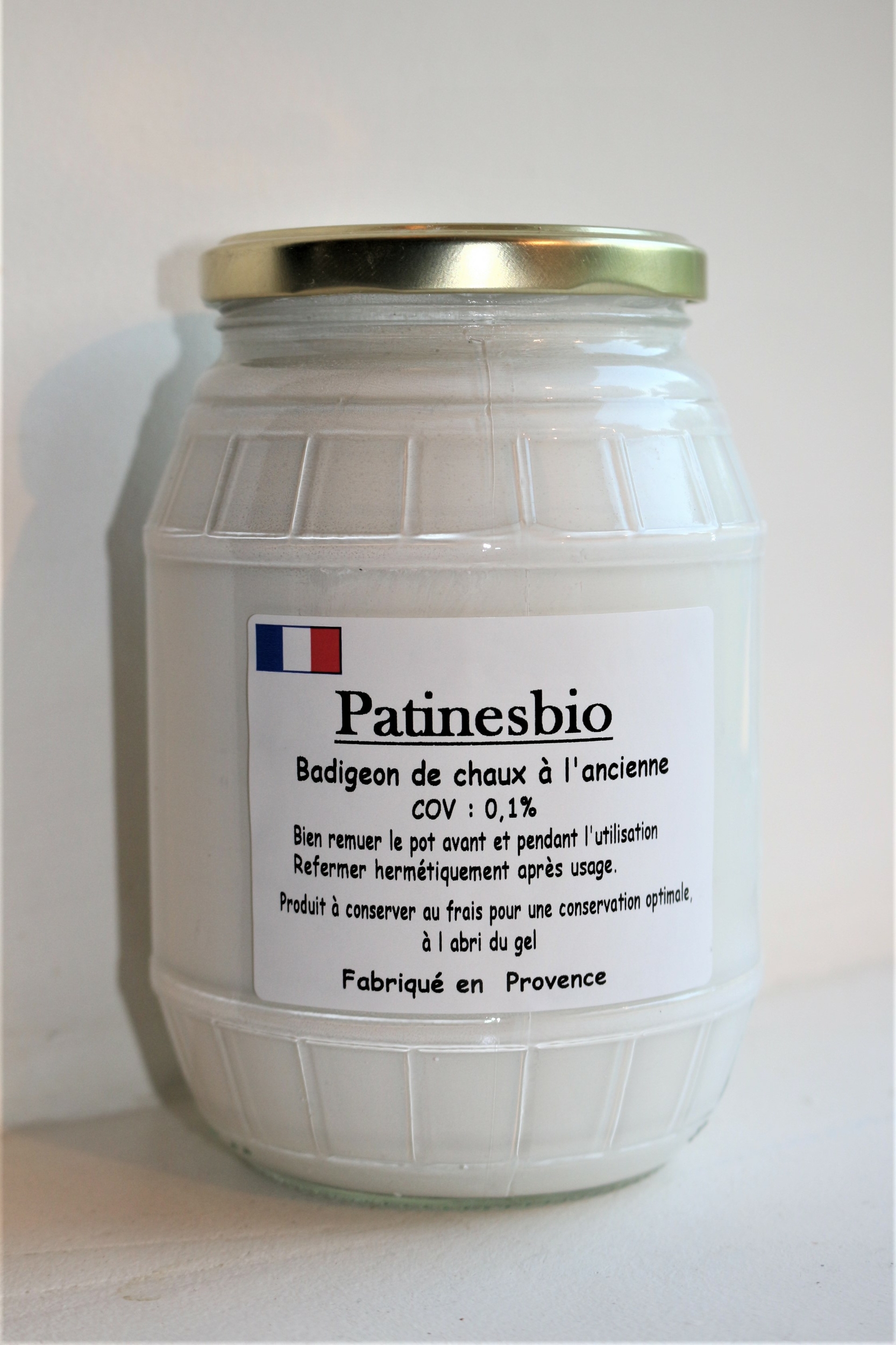 badigeon de chaux à lancienne  blanc 950 ml