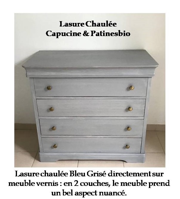 peinture naturelle pour peindre sur le vernis