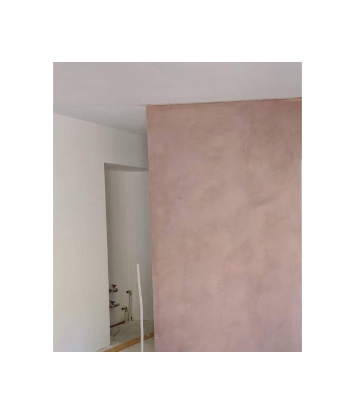 badigeon de chaux vieux rose