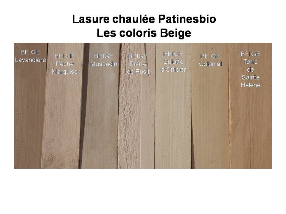 les beiges lasures chaulees