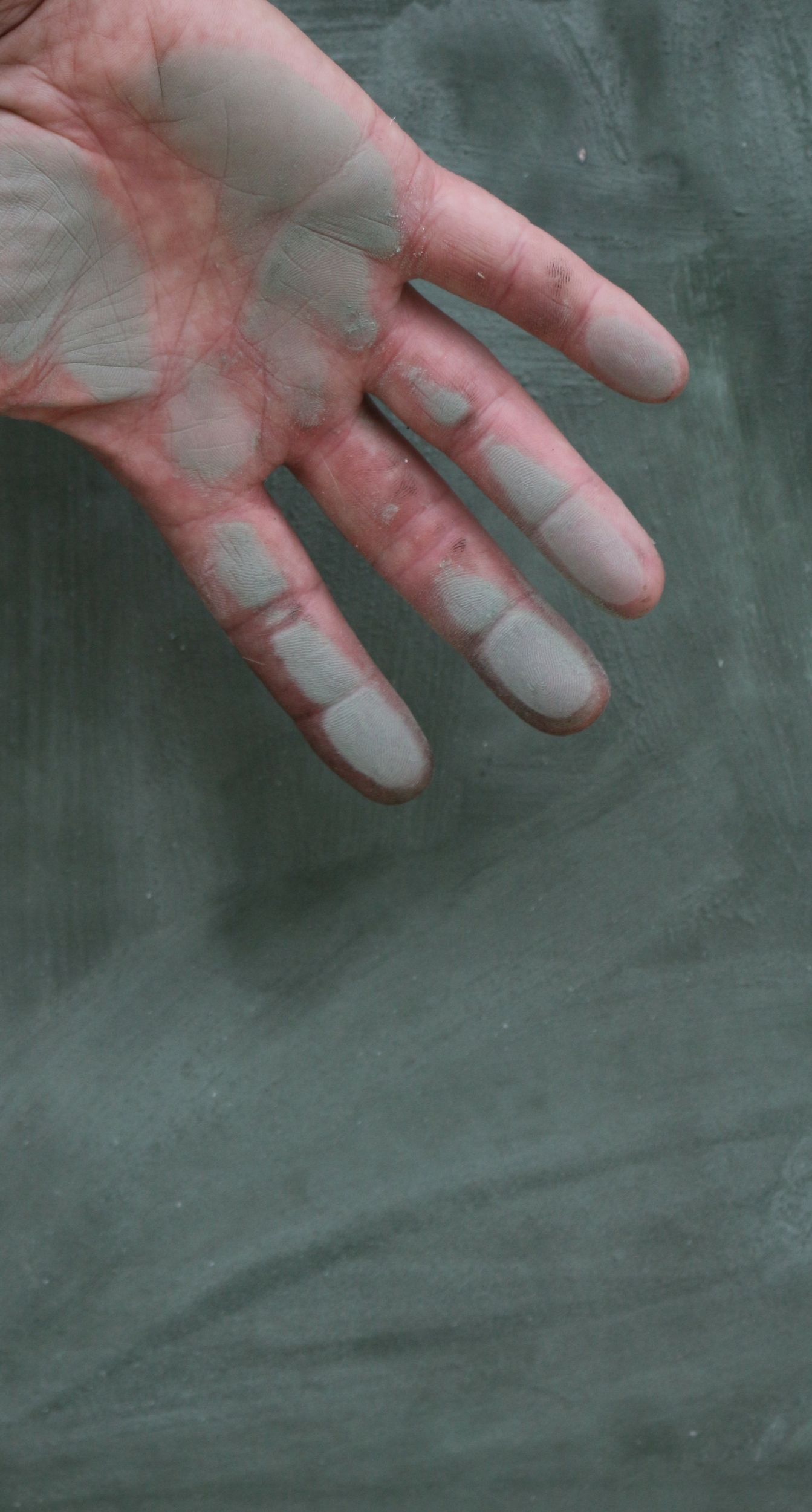 peinture chaux qui poudre