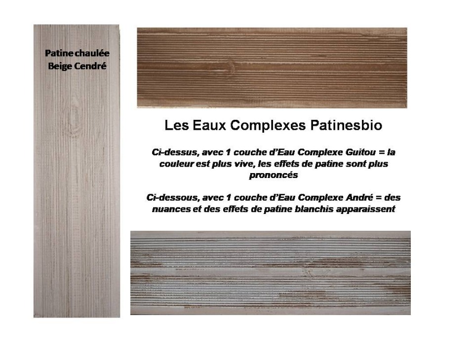 utilisation des eaux complexes patinesbio