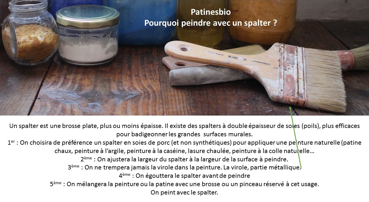 pourquoi peindre avec un spalter