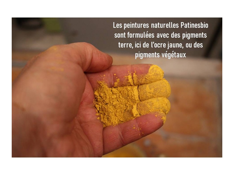 pigment pour peinture naturelle