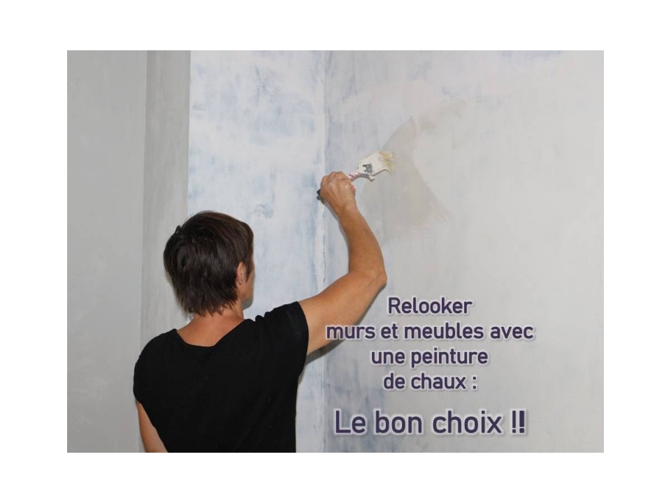 relooker meubles et murs avec une peinture de chaux