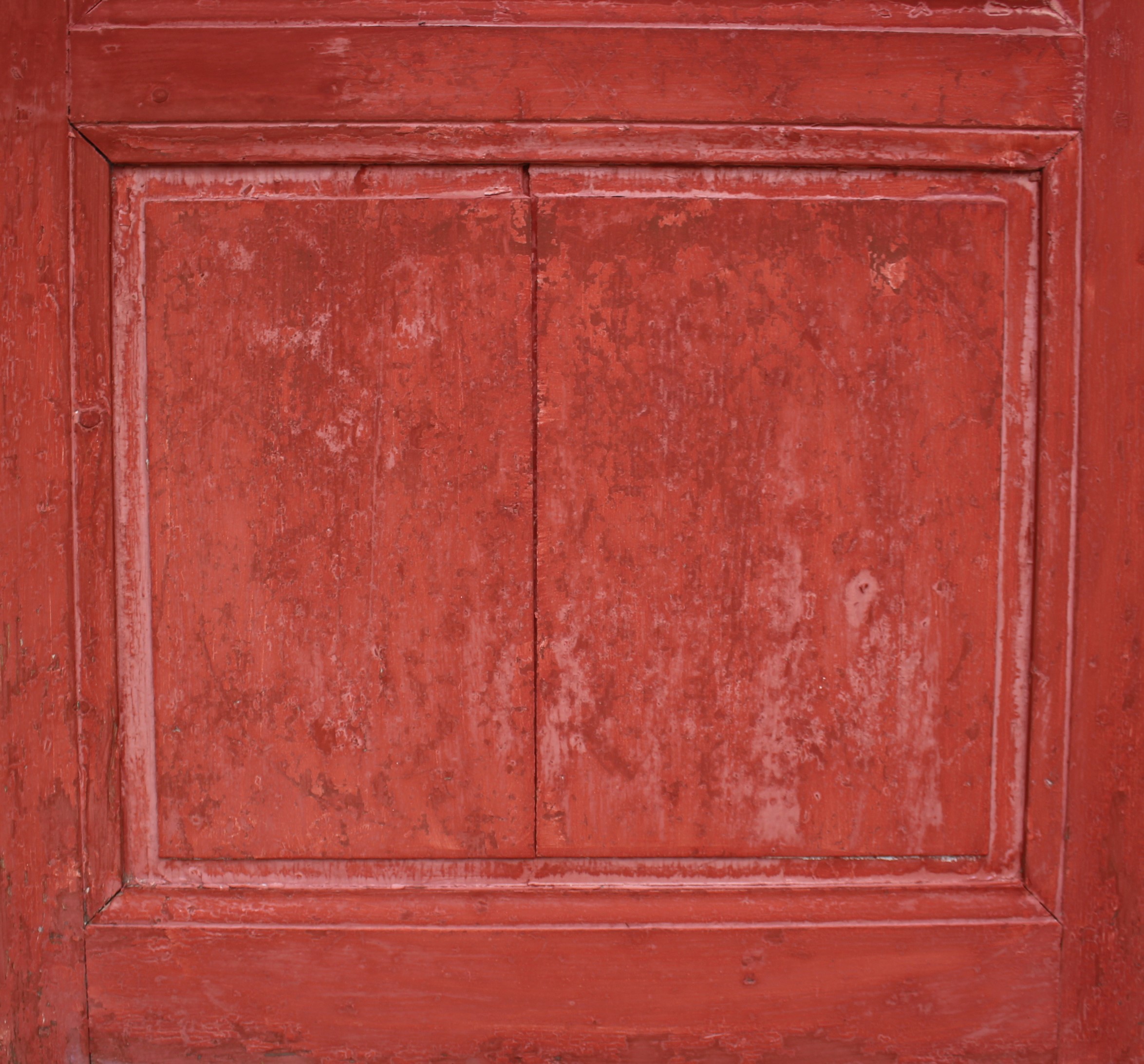 patine chaux sur porte bois