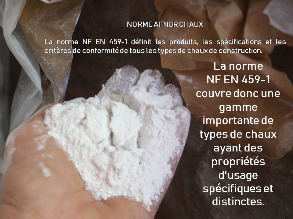norme afnor chaux