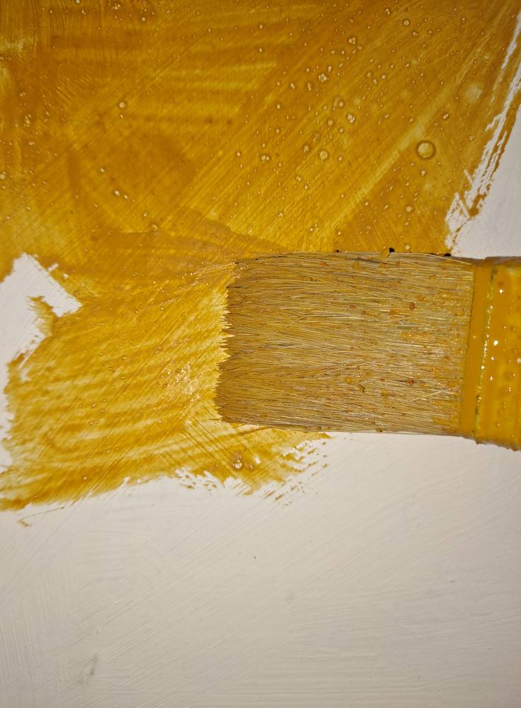 chaux colorée jaune 