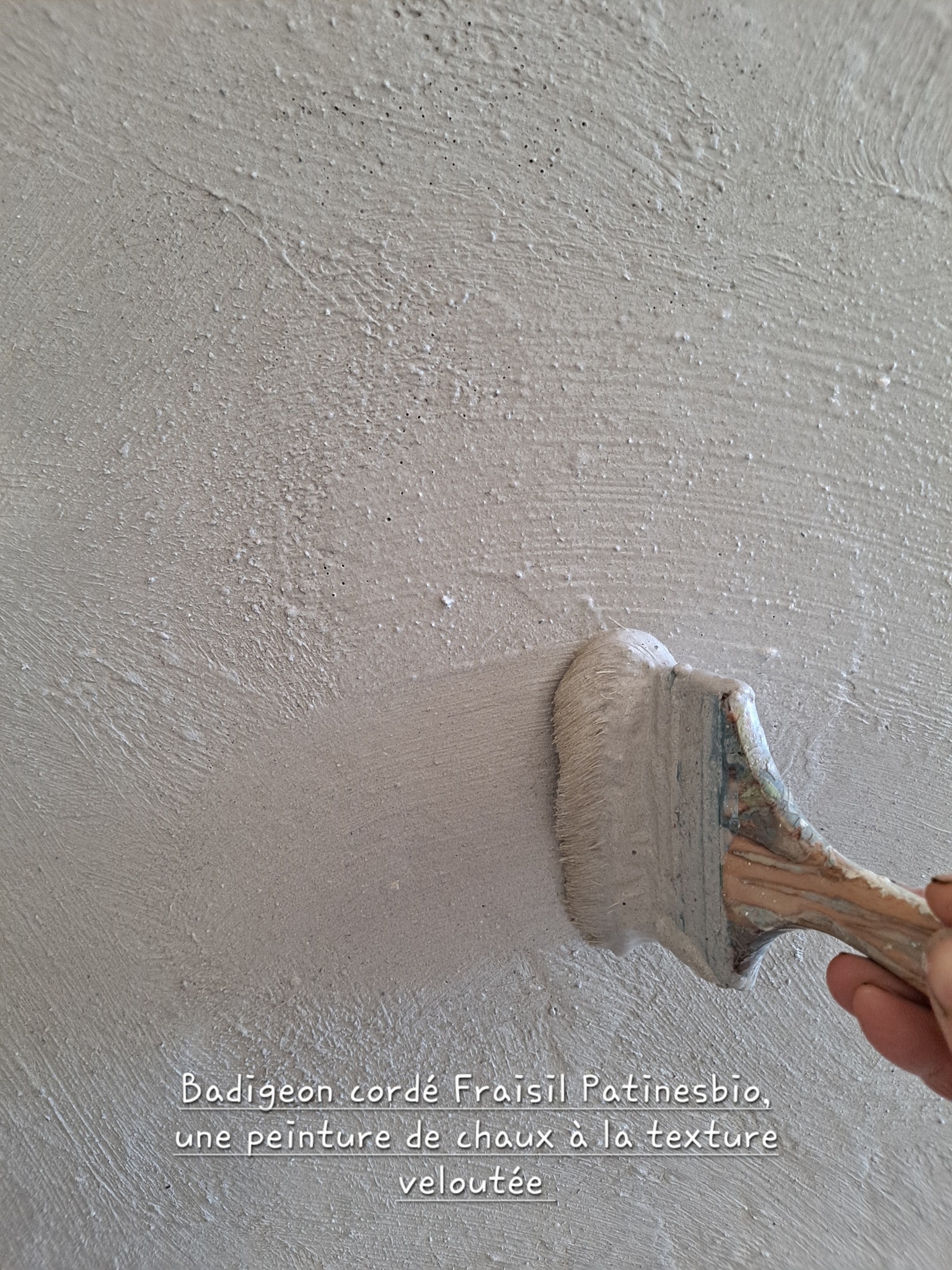 peinture de chaux cordee fraisil
