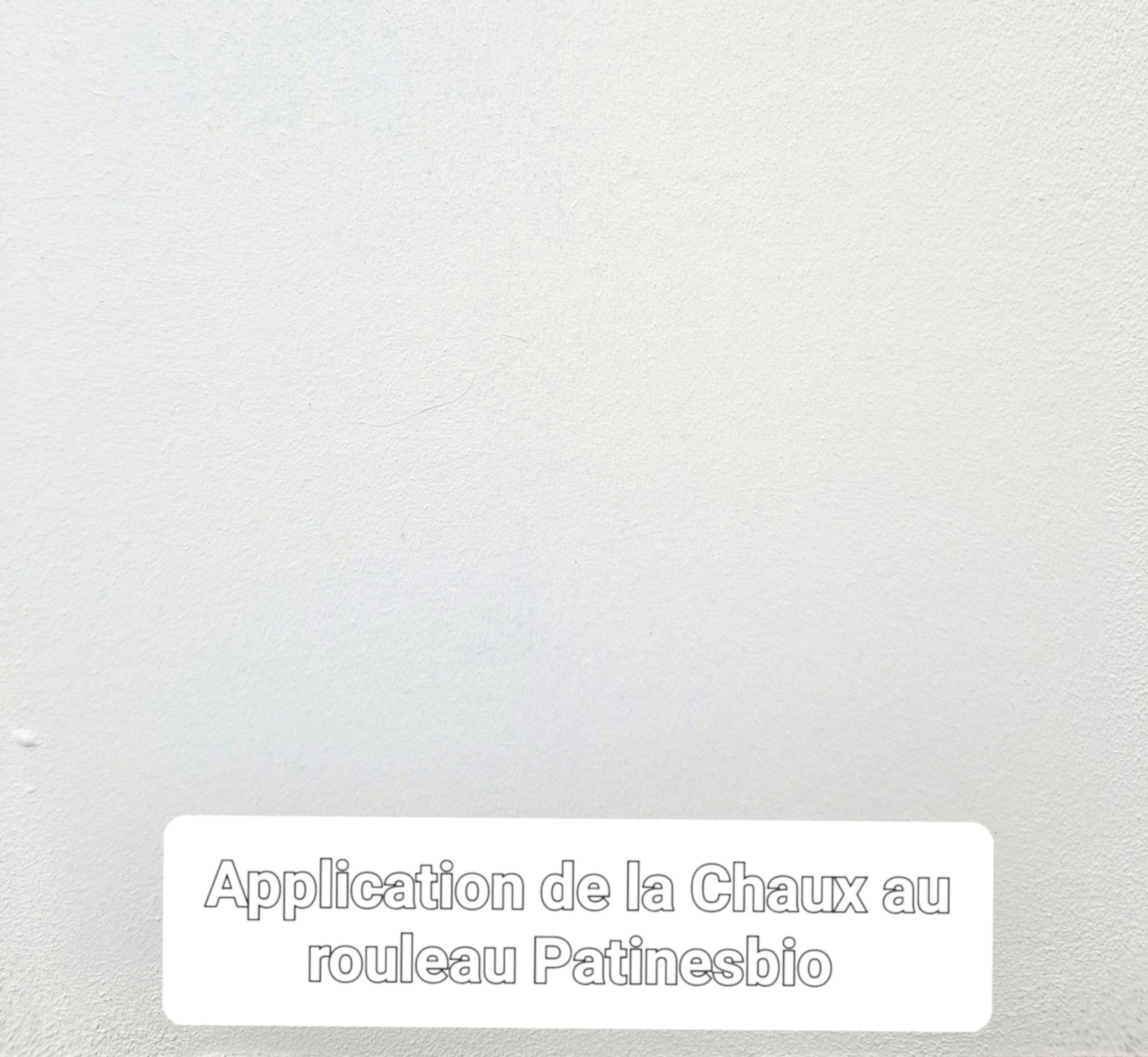 réaliser un badigeon de chaux