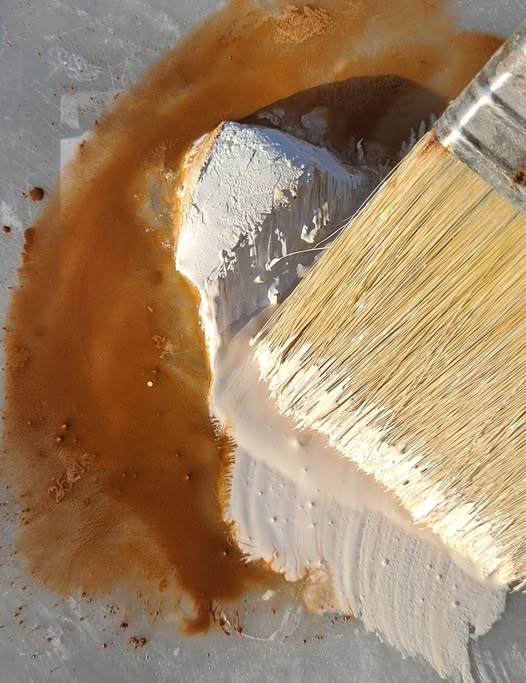 melange chaux et terre de sienne naturelle