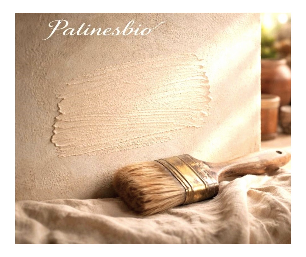 peinture chaux beige doré clair