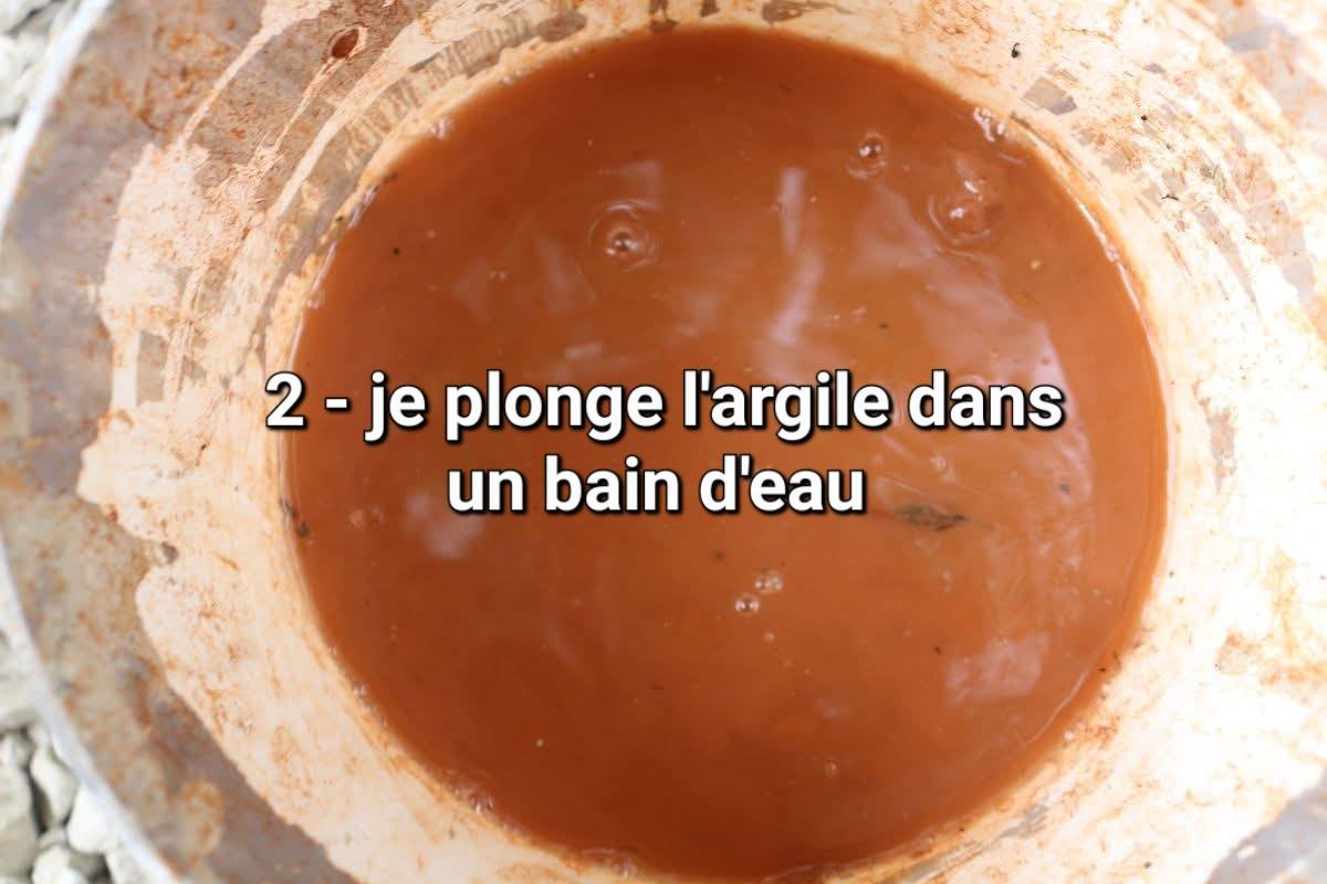 recette peinture argile