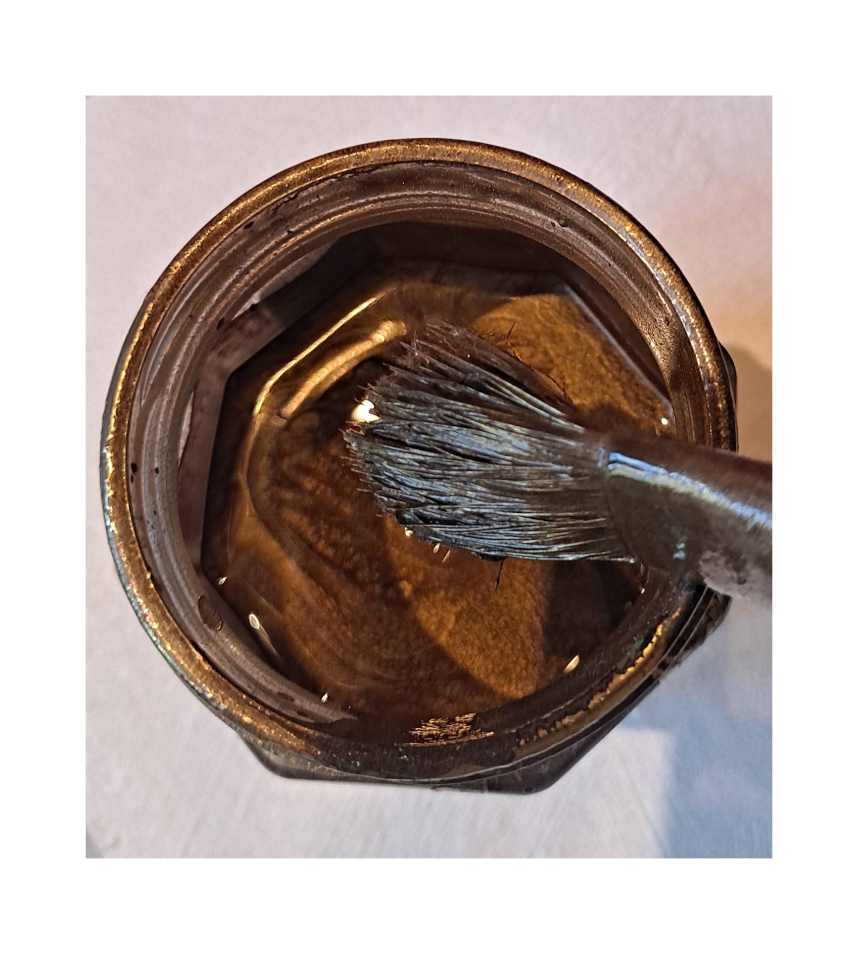 peinture metallisee naturelle bronze
