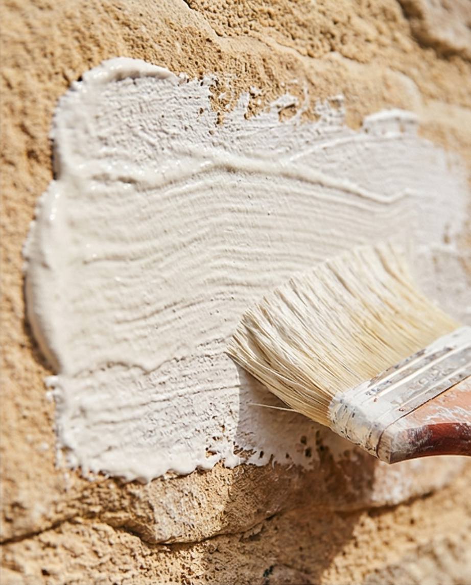 peinture blanche a la chaux sans pigment blanc