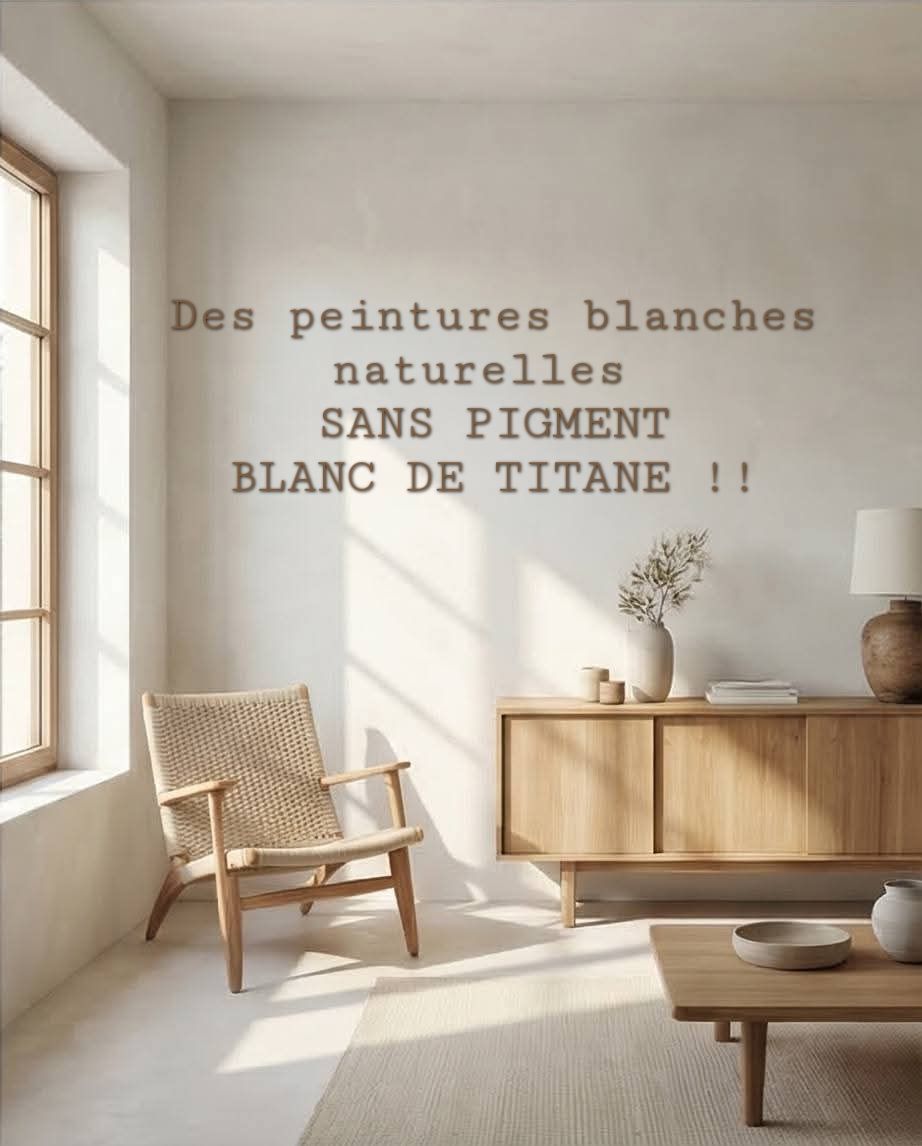 peinture blanche a la chaux sans blanc de titane