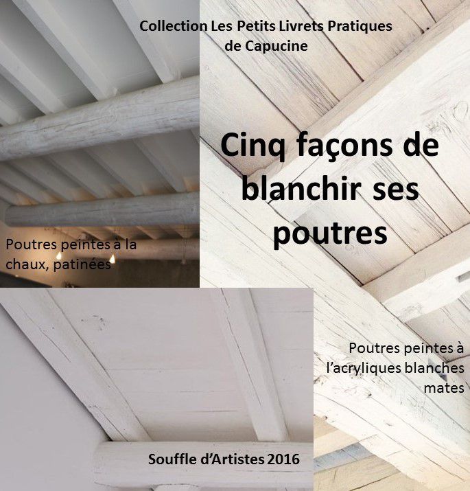 peintures blanches bio poutres