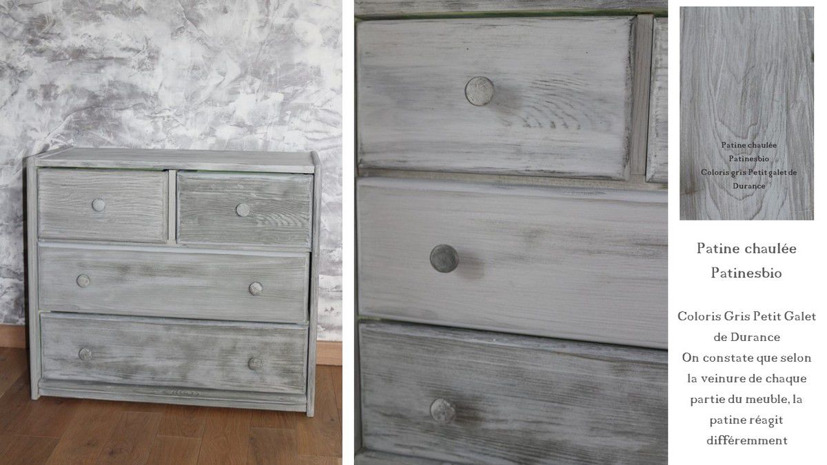 commode chaulee gris petit galet de durance