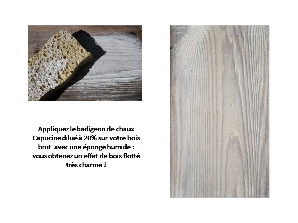 peinture bois flotte