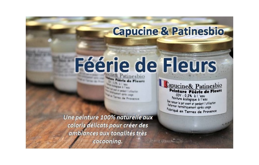 peinture feerie de fleurs bio dispersion