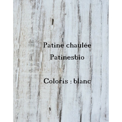 Peinture bio : Patine chaulée Patinesbio coloris blanc 2.5 litres
