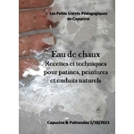 eau de chaux et peinture