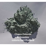 Chaux colorée naturelle coloris Vert Profond