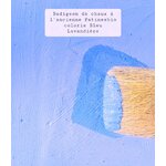 peinture de chaux bleu lavandière