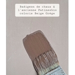 peinture chaux beige grège