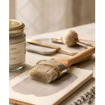 peinture chaux beige clair grisé