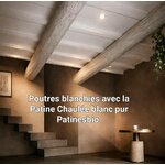 poutres blanchies à la chaux naturelle