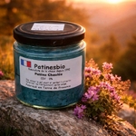 peinture chaux pour patine sur bois coloris végétal Bleu Maya