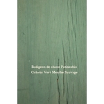 badigeon vert menthe sauvage sur bois