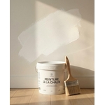 peinture de chaux naturelle blanche