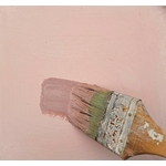 peinture de chaux rose descendu