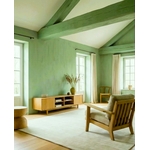 chaux peinture épaisse pour poutres coloris vert menthe sauvage