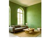 peinture verte a la chaux, badigeon a la chaux vert gai