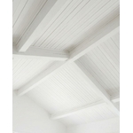 peinture laque blanche poutres