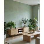 peinture a la chaux vert printemps