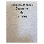 peinture à la chaux épaisse cordée chamotte de Lorraine