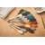 échantillons peintures naturelles sur bois
