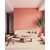 badigeon mural a la chaux rose
