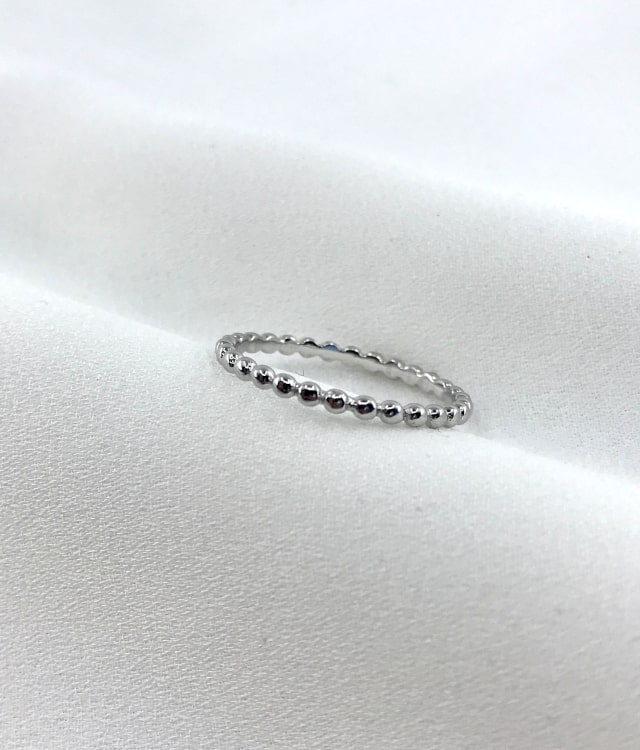 Bague Ava argent fines perles