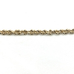Bracelet en plaqué or 3 microns maille ronde parsemée de petites boules