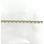 Bracelet  Adam.Bracelet en plaqué or 3 microns composé de 20 petites billes montées sur une fine chaine gourmette.