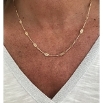Collier Max porte-minDécouvrez notre joli collier Max, collier composé de maillons ovales alternés de petites tiges, en plaqué or 3 microns.