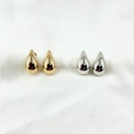 Maylis: Maylis: Boucles doreilles en forme de goutte deau. Existe en plaqué or 3 microns et en argent 925