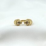 Bague simba: une bague ornée de deux têtes de lion délicatement travaillées aux extrémités. En plaqué or 3 microns 18 carats