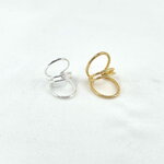 Bague oreille Elsa : Bague d'oreille composée de 4 anneaux. En plaqué or 3 microns et en argent 925