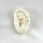 Bague oreille Elsa : Bague doreille composée de 4 anneaux. En argent 925